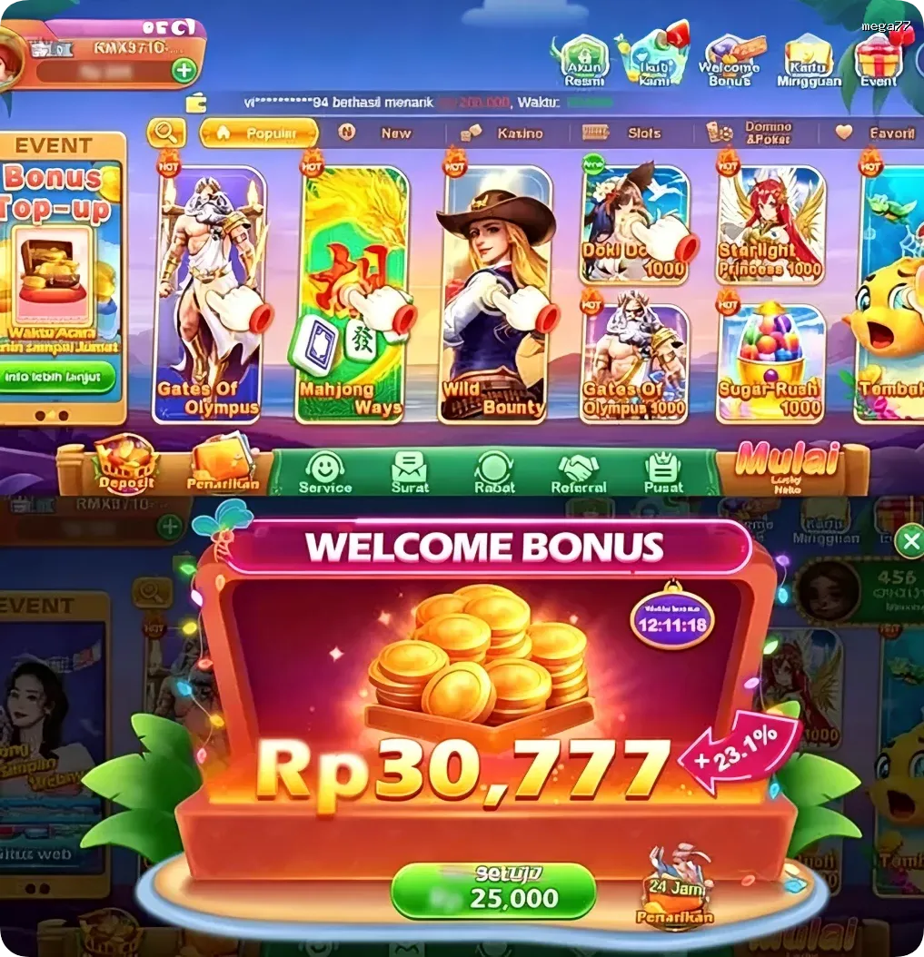 mega77 Resmi - Unduh APK