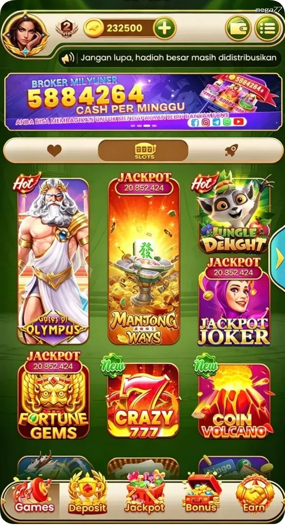 mega77 Preview - Resmi Unduh